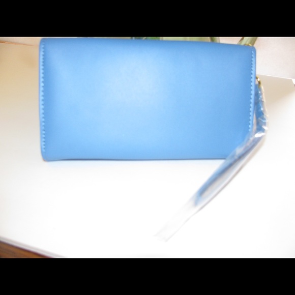 🚫SOLD🚫NEW BLUE LEATHER WALLET🌵💧 - Picture 2 of 4